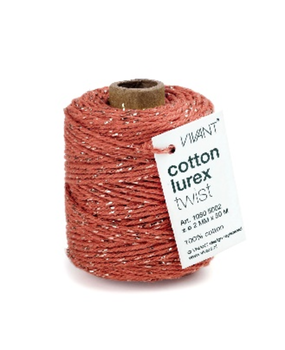 Vivant Cotton Lurex Cord Brique 50m (1050.5002.23) Vivant Cotton Lurex Cord Brique 50m (1050.5002.23)