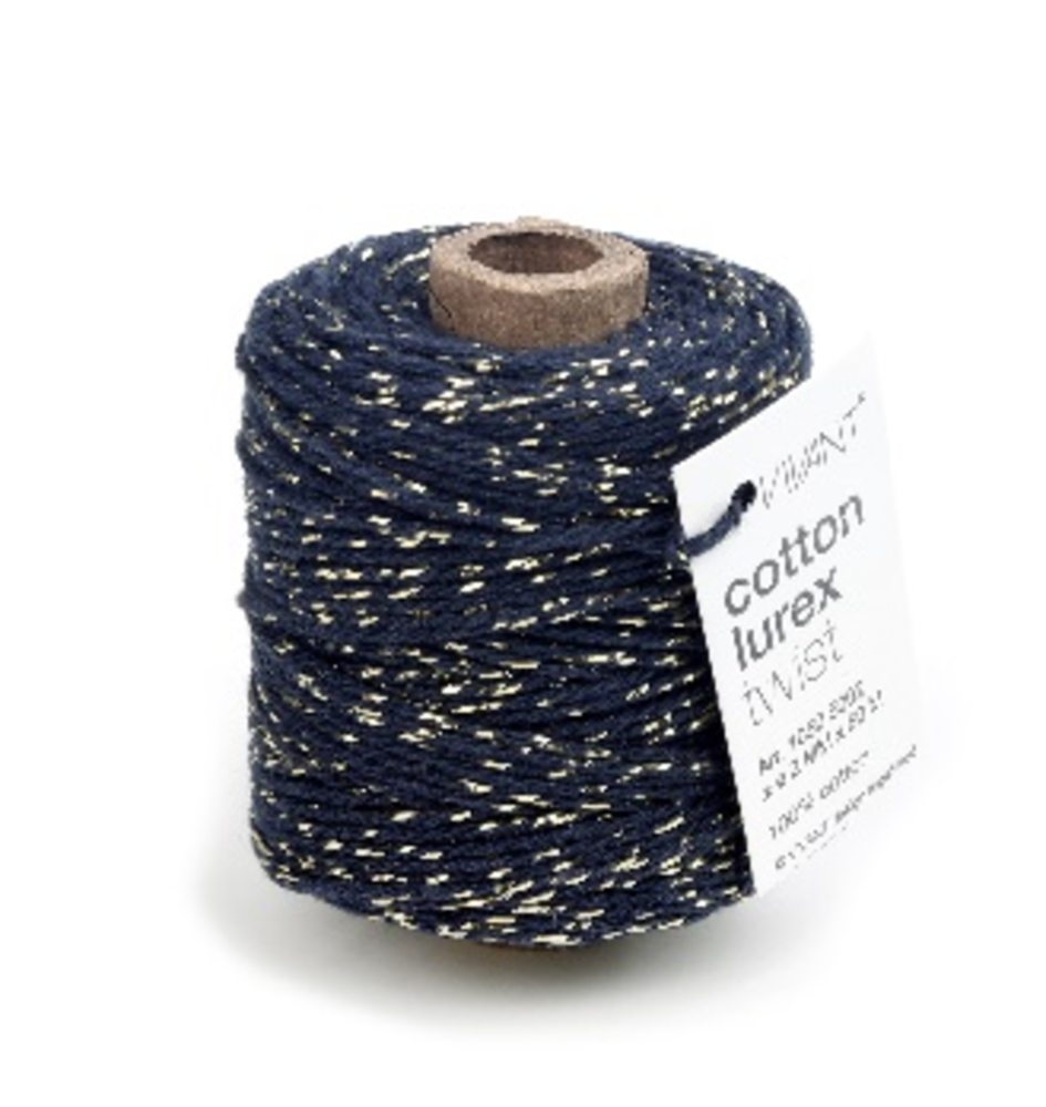 Vivant Cotton Lurex Cord Dark Blue 50m (1050.5002.44)