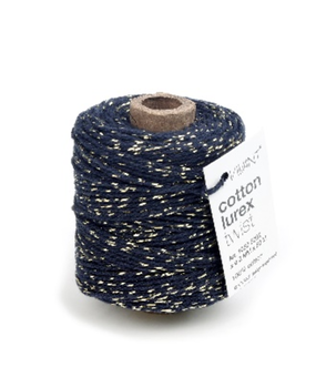 Vivant Cotton Lurex Cord Dark Blue 50m (1050.5002.44)