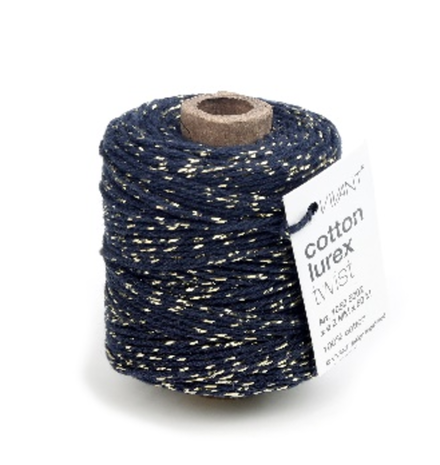 Vivant Cotton Lurex Cord Dark Blue 50m (1050.5002.44)