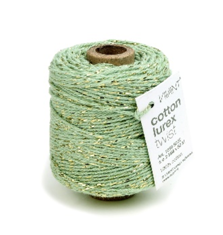 Vivant Cotton Lurex Cord Light Olive 50m (1050.5002.60) Vivant Cotton Lurex Cord Light Olive 50m (1050.5002.60)