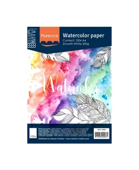 Vaessen Creative Florance Smooth Intense Aquarelpapier A4 100pcs (2911-7003) Vaessen Creative Florance Smooth Intense Aquarelpapier A4 100pcs (2911-7003)