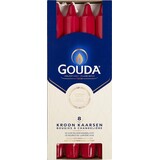 Gouda Kroonkaars Robijn Rood 20 cm (8pcs)