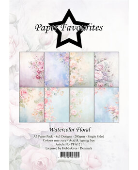 Paper Favourites Watercolor Floral A5 Paper Pack (PFA121) Paper Favourites Watercolor Floral A5 Paper Pack (PFA121)