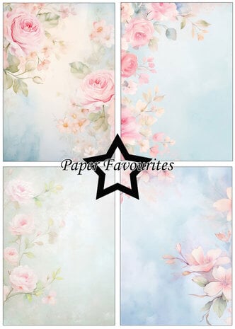 Paper Favourites Watercolor Floral A5 Paper Pack (PFA121) Paper Favourites Watercolor Floral A5 Paper Pack (PFA121)