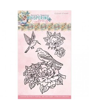 Berrie's Beauties Whispering Spring Clear Stamp Set Birds (BBCS10004)