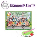 Find It Trading Diamond Cards Set Jungle Bus (DDDC1174)