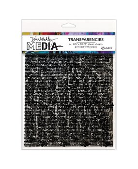 Dina Wakley MEdia Transparencies Typography Set 1 (MDA82651) Dina Wakley MEdia Transparencies Typography Set 1 (MDA82651)