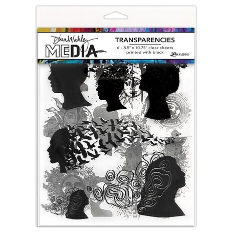 Dina Wakley MEdia Transparencies Focals Set 1 (MDA82811) Dina Wakley MEdia Transparencies Focals Set 1 (MDA82811)