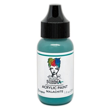 Dina Wakley MEdia Heavy Body Acrylic Paint Malachite (MDQ85508) Dina Wakley MEdia Heavy Body Acrylic Paint Malachite (MDQ85508)