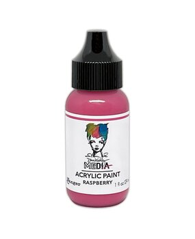 Dina Wakley MEdia Heavy Body Acrylic Paint Raspberry (MDQ85522)