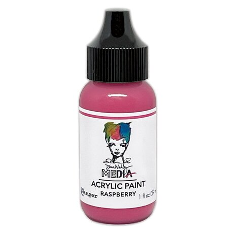 Dina Wakley MEdia Heavy Body Acrylic Paint Raspberry (MDQ85522)