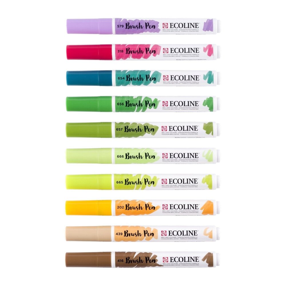 Talens Ecoline Brushpen Set Botanic (11509814) Talens Ecoline Brushpen Set Botanic (11509814)