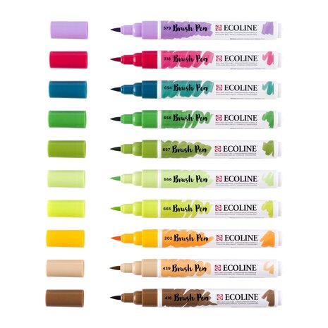 Talens Ecoline Brushpen Set Botanic (11509814) Talens Ecoline Brushpen Set Botanic (11509814)