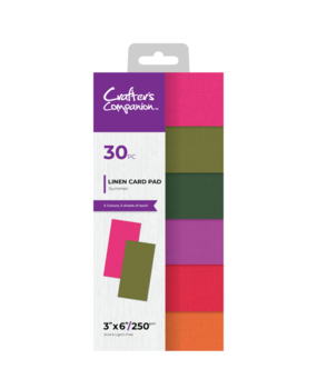 Crafter's Companion Floral Creations Summer 3x6 Inch Linen Card Pad (CC-LPAD3X6-SUM) Crafter's Companion Floral Creations Summer 3x6 Inch Linen Card Pad (CC-LPAD3X6-SUM)