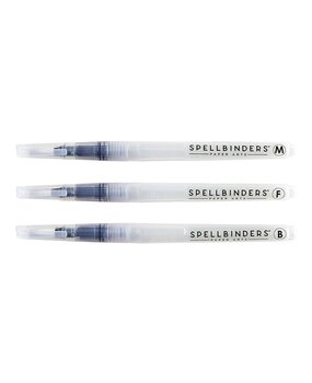 Spellbinders Water Brush Set (3pcs) (T-061) Spellbinders Water Brush Set (3pcs) (T-061)