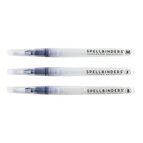 Spellbinders Water Brush Set (3pcs) (T-061) Spellbinders Water Brush Set (3pcs) (T-061)