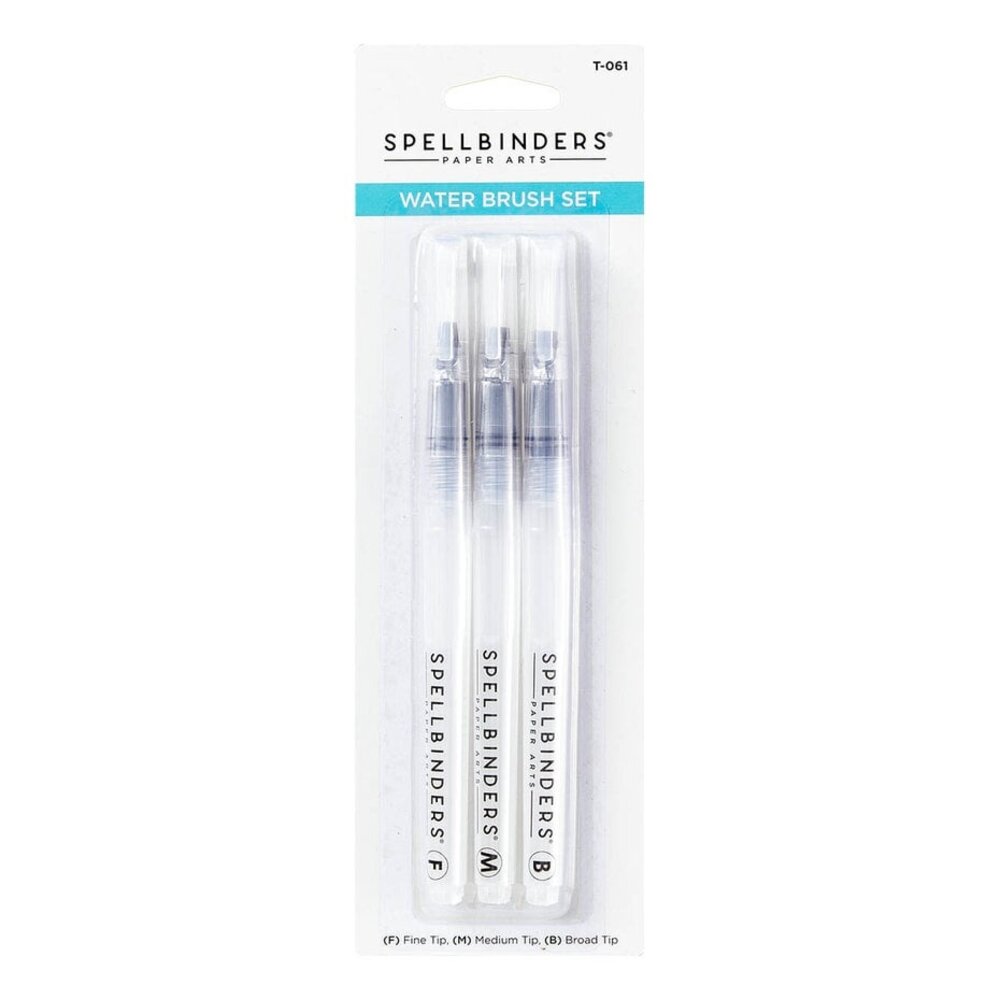 Spellbinders Water Brush Set (3pcs) (T-061) Spellbinders Water Brush Set (3pcs) (T-061)