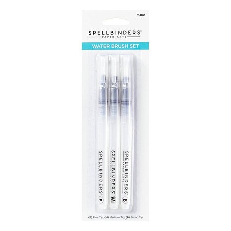 Spellbinders Water Brush Set (3pcs) (T-061) Spellbinders Water Brush Set (3pcs) (T-061)