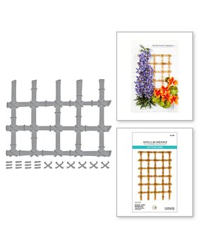 Spellbinders Through the Arbor Garden Bamboo Trellis Background Dies (S4-1321) Spellbinders Through the Arbor Garden Bamboo Trellis Background Dies (S4-1321)