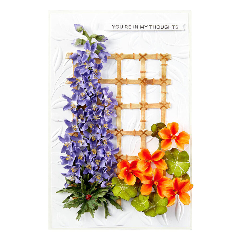 Spellbinders Through the Arbor Garden Bamboo Trellis Background Dies (S4-1321)