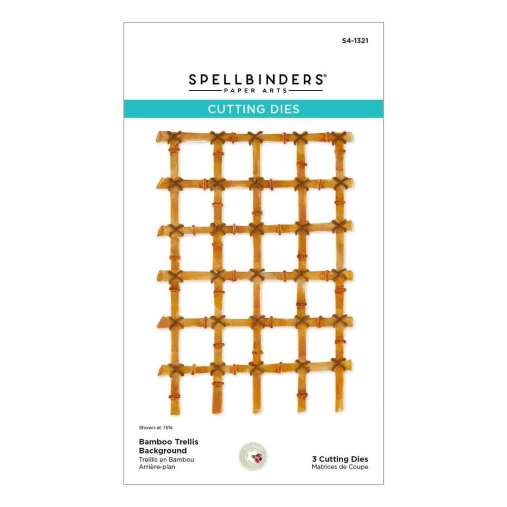 Spellbinders Through the Arbor Garden Bamboo Trellis Background Dies (S4-1321)