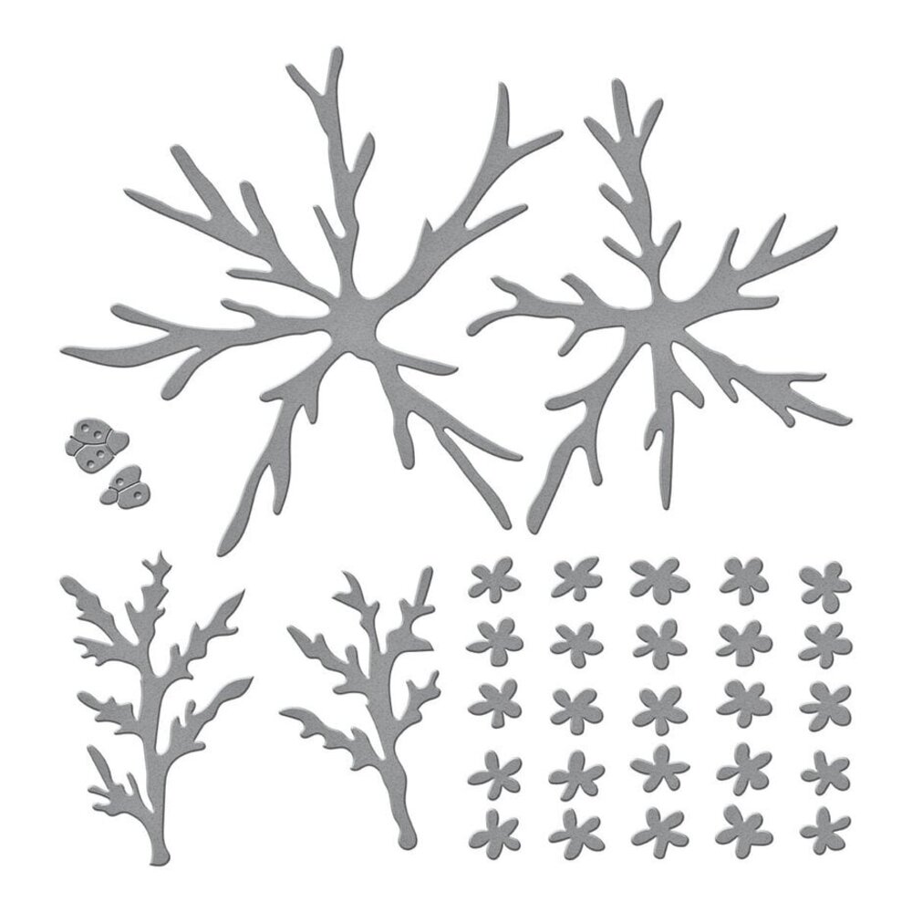 Spellbinders Through the Arbor Garden Queen Anne's Lace and Ladybugs Dies (S4-1327)