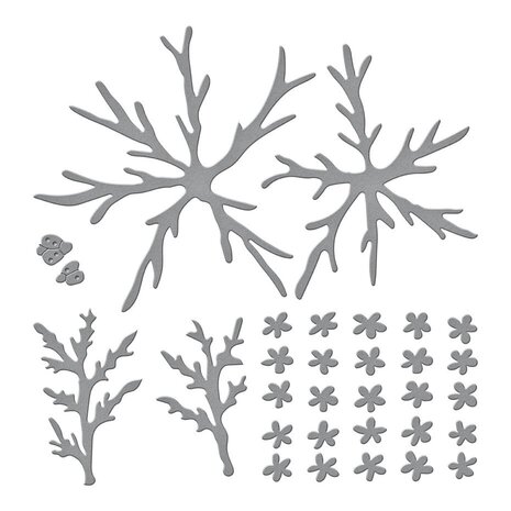 Spellbinders Through the Arbor Garden Queen Anne's Lace and Ladybugs Dies (S4-1327)