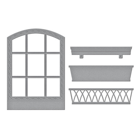 Spellbinders Windows with a View Vista View Window Dies (S5-626) Spellbinders Windows with a View Vista View Window Dies (S5-626)