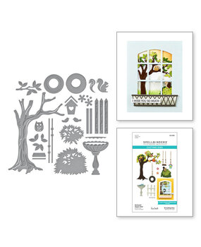 Spellbinders Windows with a View Backyard Haven View Dies (S4-1330)