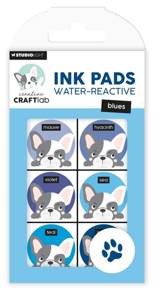 Creative Craftlab Water-Reactive Ink Pads Blues (CCL-ES-INKP23) Creative Craftlab Water-Reactive Ink Pads Blues (CCL-ES-INKP23)