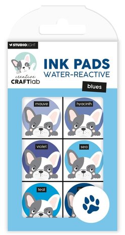 Creative Craftlab Water-Reactive Ink Pads Blues (CCL-ES-INKP23) Creative Craftlab Water-Reactive Ink Pads Blues (CCL-ES-INKP23)