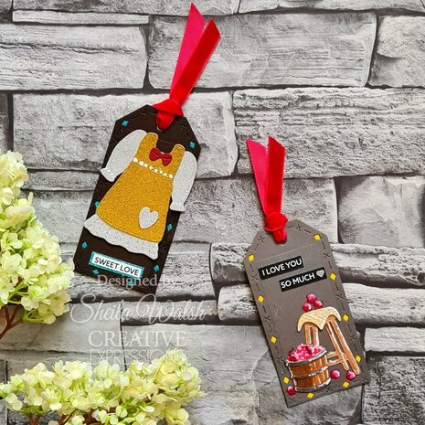 Creative Expressions Sam Poole Craft Die Rustic Homestead Stitched Doll (CEDSP029)