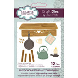 Creative Expressions Sam Poole Craft Die Rustic Homestead Kitchen Shelf (CEDSP030)
