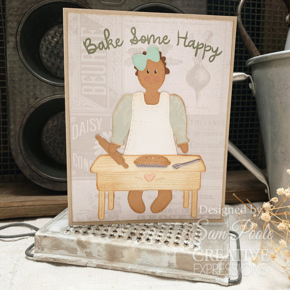 Creative Expressions Sam Poole Craft Die Rustic Homestead Kitchen Shelf (CEDSP030)