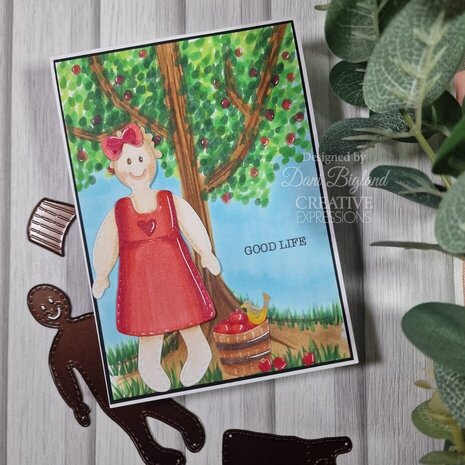 Creative Expressions Sam Poole Craft Die Rustic Homestead Kitchen Stool Set (CEDSP032)