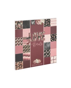 Craft ID Love Florals 25x25cm Designpad (CR4007/GE)