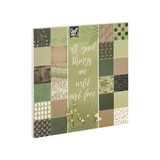Craft ID All Good Things are Wild and Free 25x25cm Designpad (CR4007/GE)