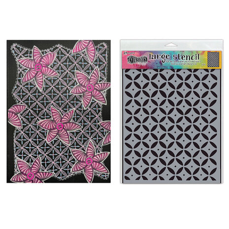 Ranger Dylusions Large Stencil Dot Grid (DYS85041) Ranger Dylusions Large Stencil Dot Grid (DYS85041)