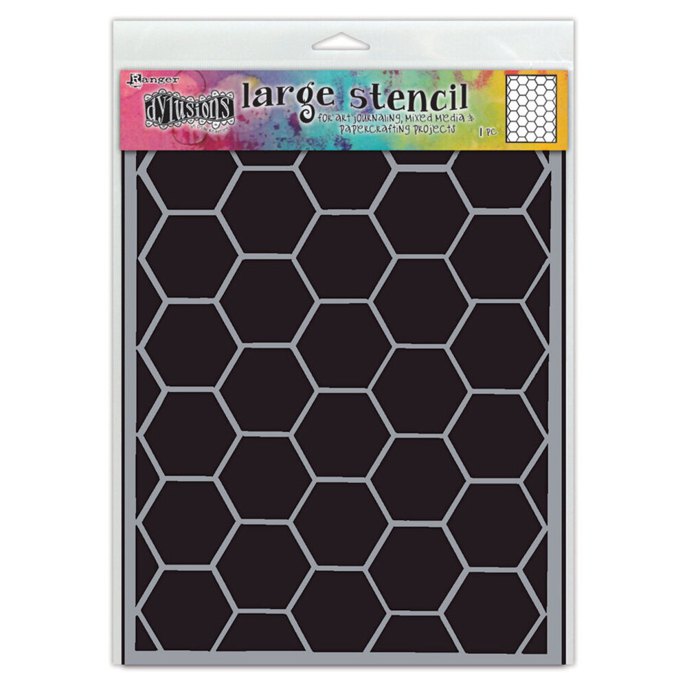 Ranger Dylusions Large Stencil Hexicomb (DYS85058) Ranger Dylusions Large Stencil Hexicomb (DYS85058)