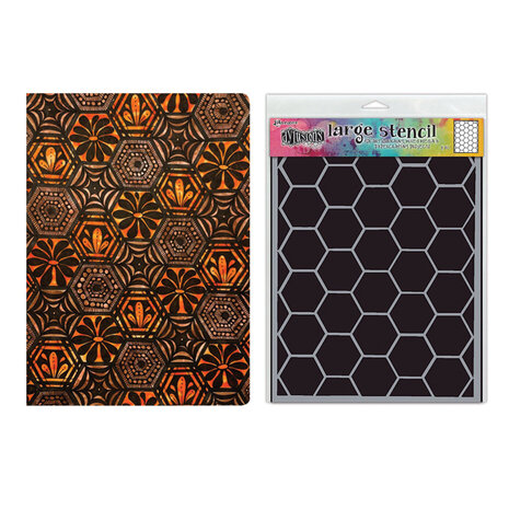 Ranger Dylusions Large Stencil Hexicomb (DYS85058) Ranger Dylusions Large Stencil Hexicomb (DYS85058)