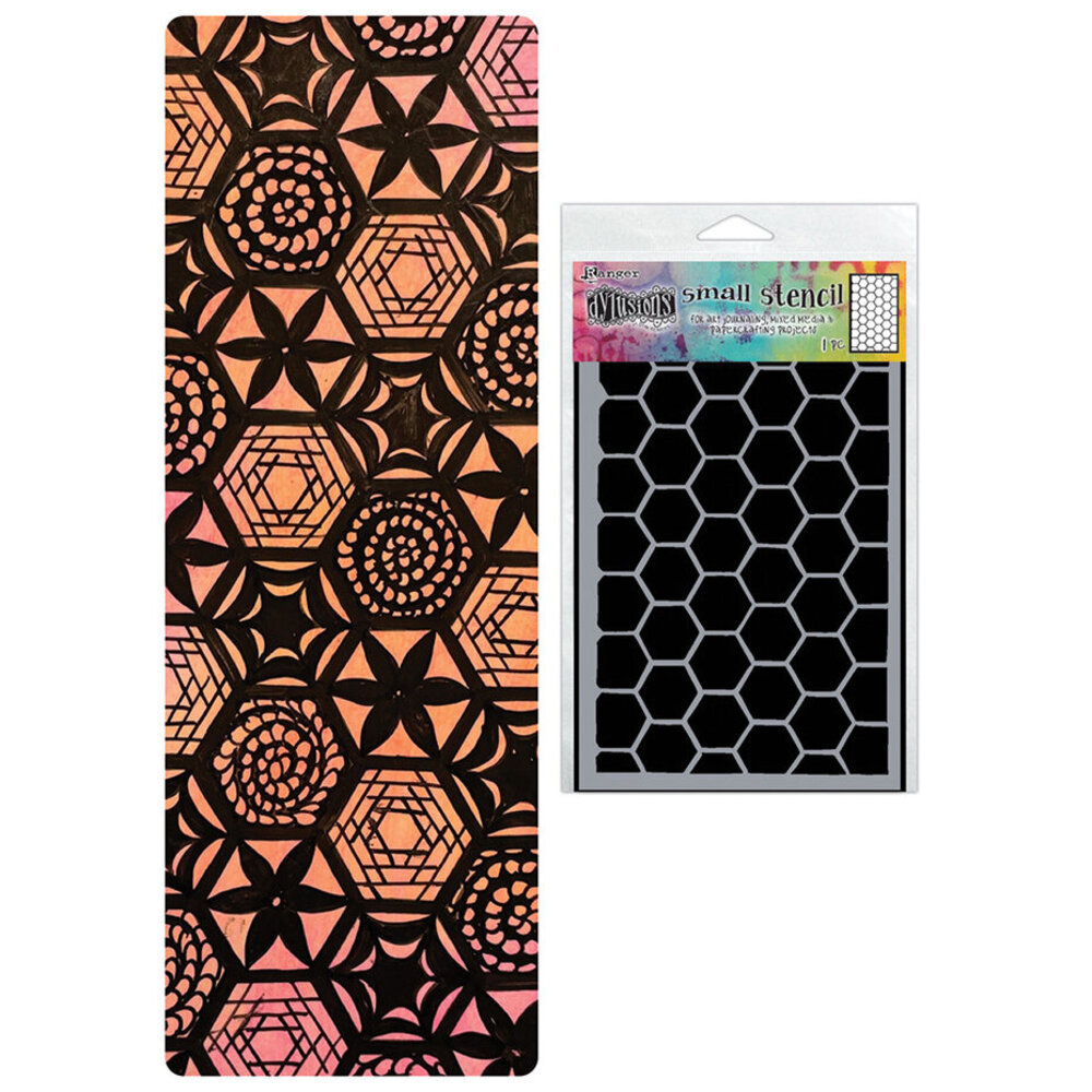 Ranger Dylusions Small Stencil Hexicomb (DYS85140) Ranger Dylusions Small Stencil Hexicomb (DYS85140)