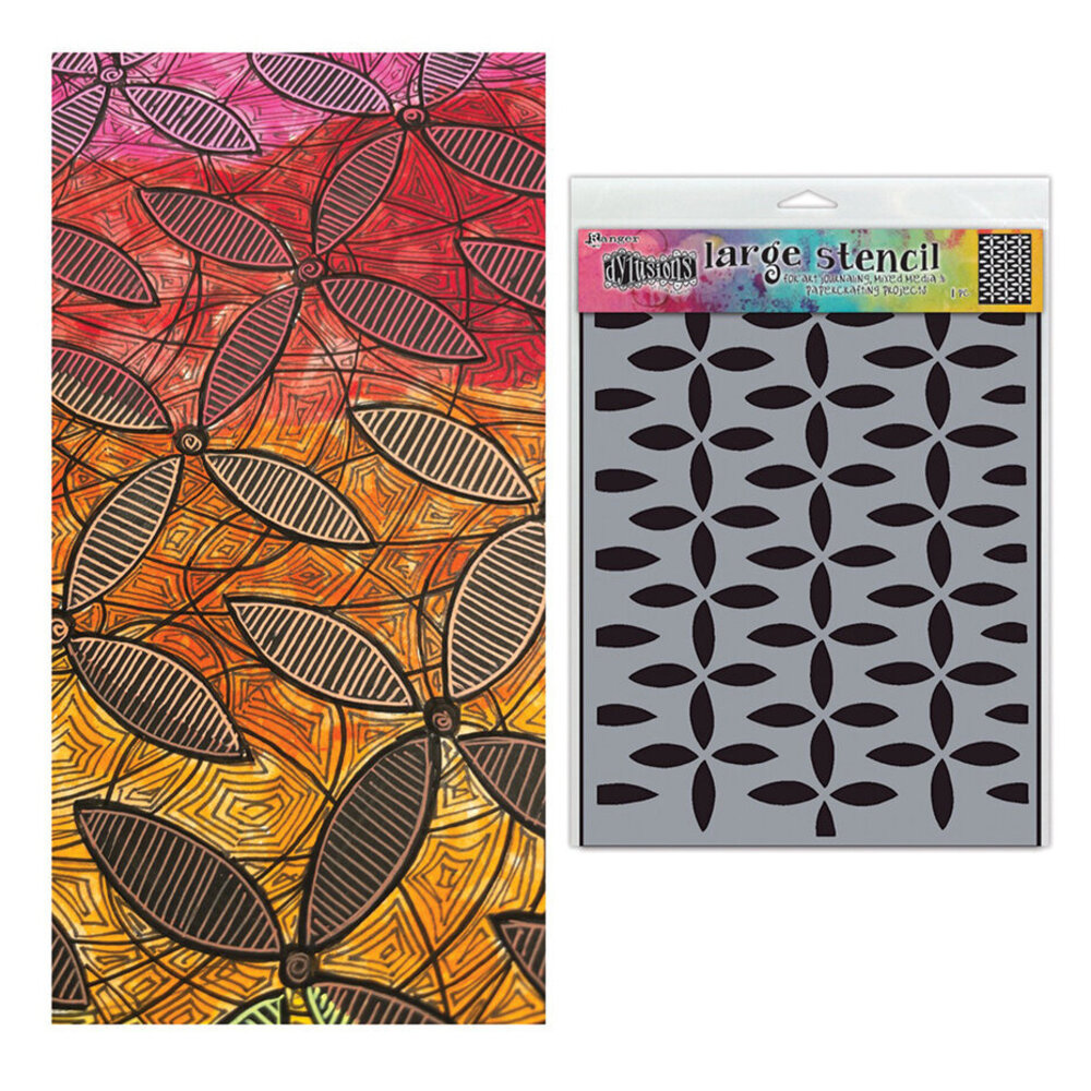 Ranger Dylusions Large Stencil Retro Grid (DYS85072) Ranger Dylusions Large Stencil Retro Grid (DYS85072)