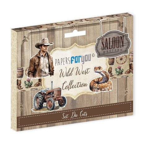 Papers For You Wild West Die Cuts (PFY-12911) Papers For You Wild West Die Cuts (PFY-12911)
