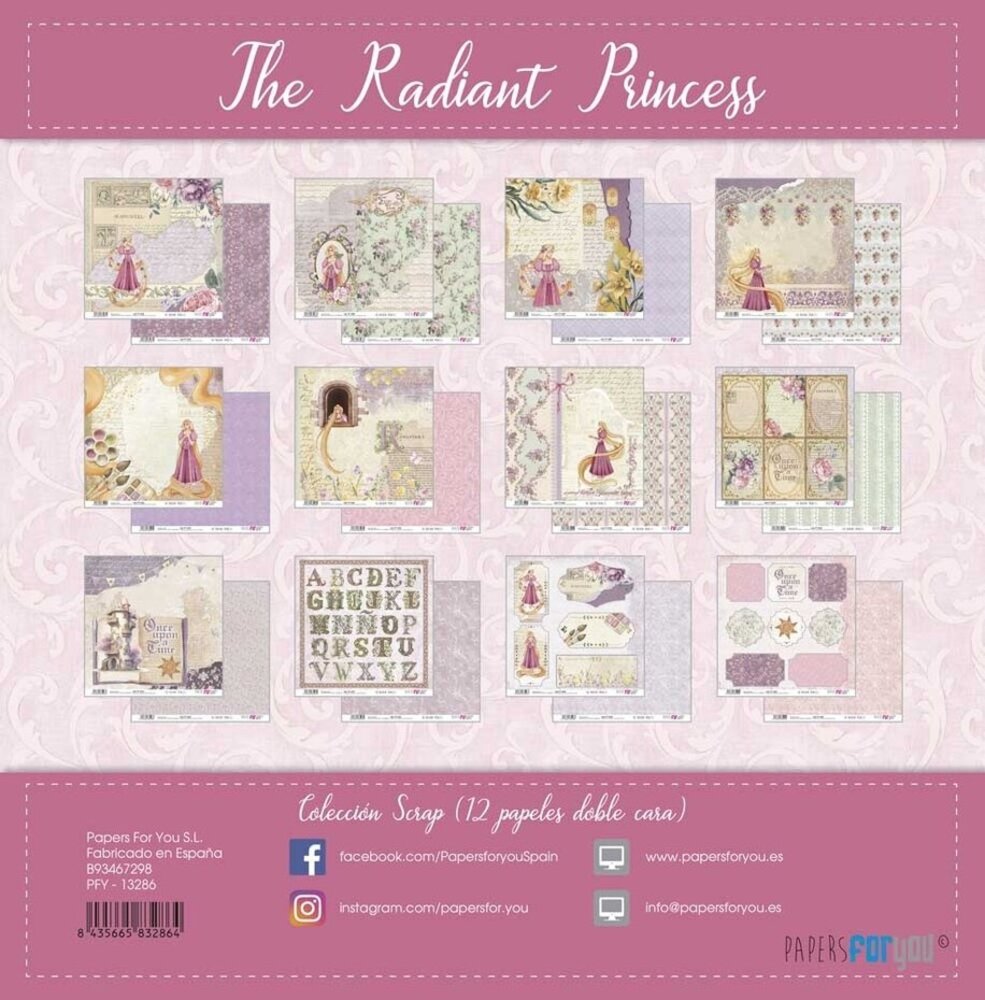 Papers For You The Radiant Princess 12x12 Inch Paper Pack (PFY-13286) Papers For You The Radiant Princess 12x12 Inch Paper Pack (PFY-13286)