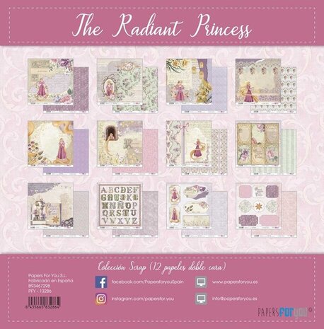 Papers For You The Radiant Princess 12x12 Inch Paper Pack (PFY-13286) Papers For You The Radiant Princess 12x12 Inch Paper Pack (PFY-13286)