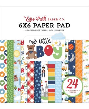 Echo Park My Little Boy 6x6 Inch Paper Pad (MLB357023) Echo Park My Little Boy 6x6 Inch Paper Pad (MLB357023)