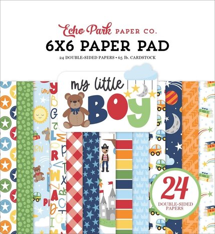 Echo Park My Little Boy 6x6 Inch Paper Pad (MLB357023) Echo Park My Little Boy 6x6 Inch Paper Pad (MLB357023)