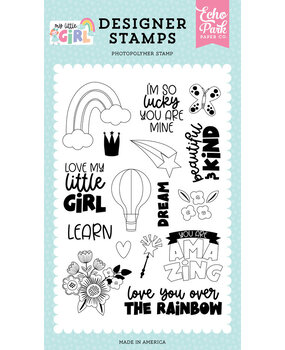 Echo Park My Little Girl Beautiful And Kind Clear Stamps (MLG358045)* Echo Park My Little Girl Beautiful And Kind Clear Stamps (MLG358045)*