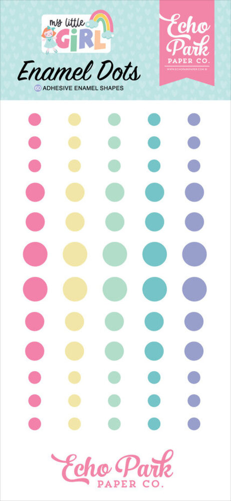 Echo Park My Little Girl Enamel Dots (MLG358028) Echo Park My Little Girl Enamel Dots (MLG358028)